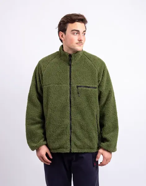 Gramicci Reversible Sherpa Jacket OLIVE/DUSTY NAVY M