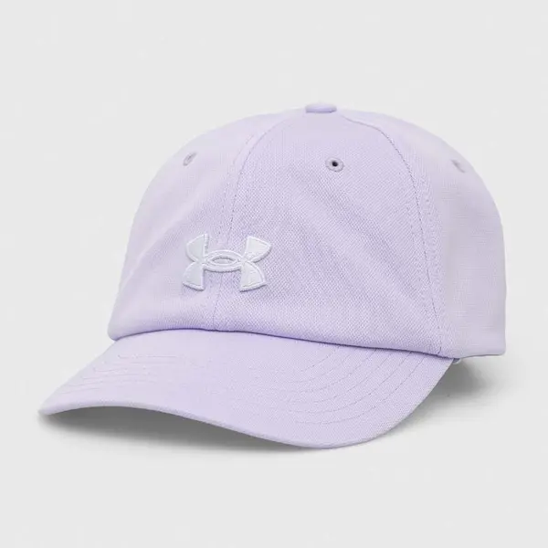 Kšiltovka Under Armour fialová barva, s aplikací, 1376705