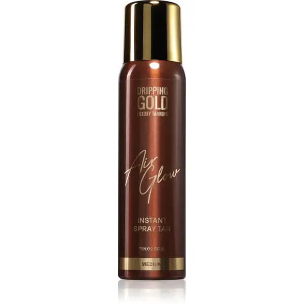 Dripping Gold Air Glow Instant Spray Tan samoopalovací sprej odstín Medium 75 ml
