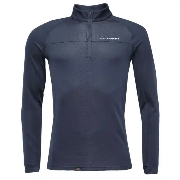 TRIMM CUBE Pánska športová mikina, tmavo modrá, veľkosť