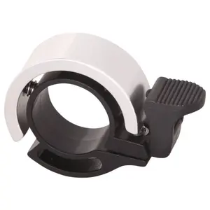 Quick O 2.22 Zvonček na bicykel, strieborná, veľkosť