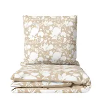 HOME ELEMENTS Povlečení mikroflanel Béžové růže