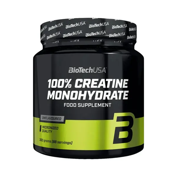 BioTech USA 100% Creatine Monohydrate 300 g ananás-mango
