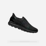 Černé dámské slip-on tenisky Geox Spherica Plus