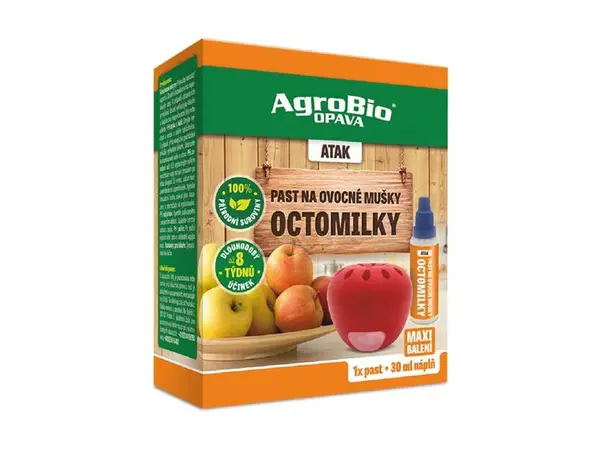 Lapač octomilek AGROBIO Atak 30ml - rozbaleno / poškozený obal