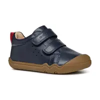 Dětské kožené polobotky Geox STEPPIEUP tmavomodrá barva, B465WA.00085