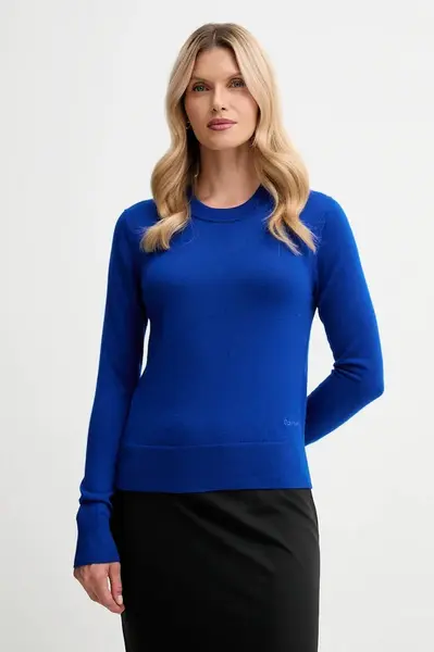 Svetr s příměsí vlny Calvin Klein