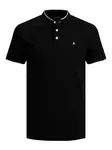JACK & JONES Tričko 'JJEPAULOS'  čierna / biela