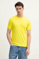 Bavlněné tričko United Colors of Benetton pánské, zelená barva, 3MI5J1AF7