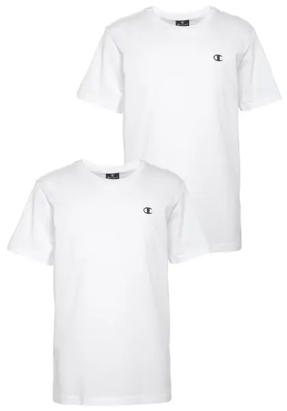 Champion Authentic Athletic Apparel Tričko  čierna / biela