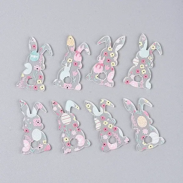 Printed Transparent Acrylic Pendants