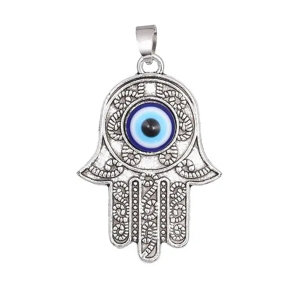 Antique Silver Plated Alloy Pendants