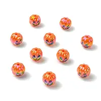 10Pcs Halloween UV Plating Acrylic Beads
