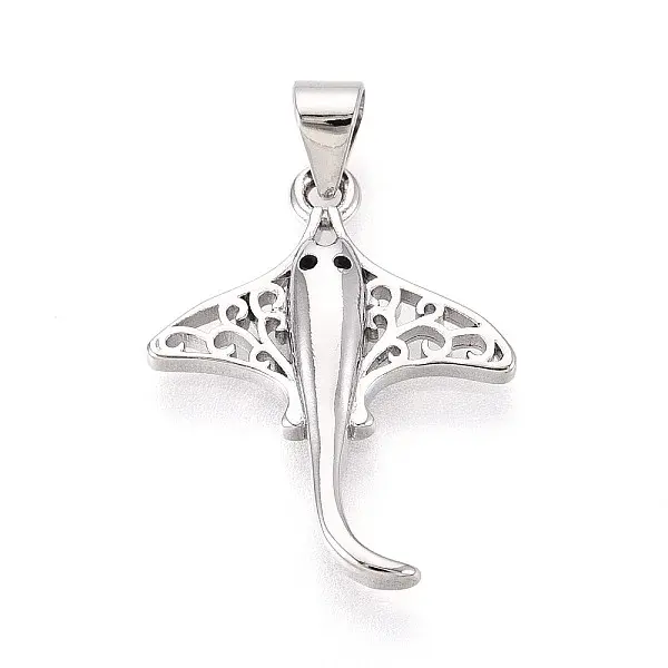 Brass Micro Pave Cubic Zirconia Pendants