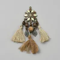 Alloy Tassel Pendants