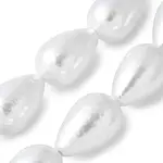 Electroplated Shell Pearl Beads Strands