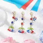 Handmade Glass Seed Beaded and Acylic Flower Pendant Decorations Sets