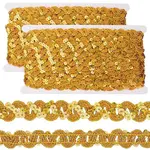 2Pcs Polyester Paillette Beads