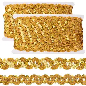 2Pcs Polyester Paillette Beads