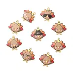 Cute Printed Alloy Pendants