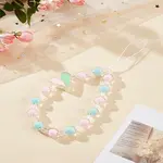 1Pc Plastic Heart Mobile Straps