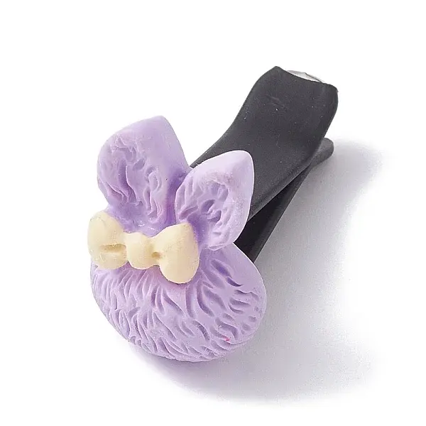 Rabbit with Bowknot Resin Car Air Vent Clips