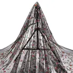 Flower Pattern Polyester Lace Fabric