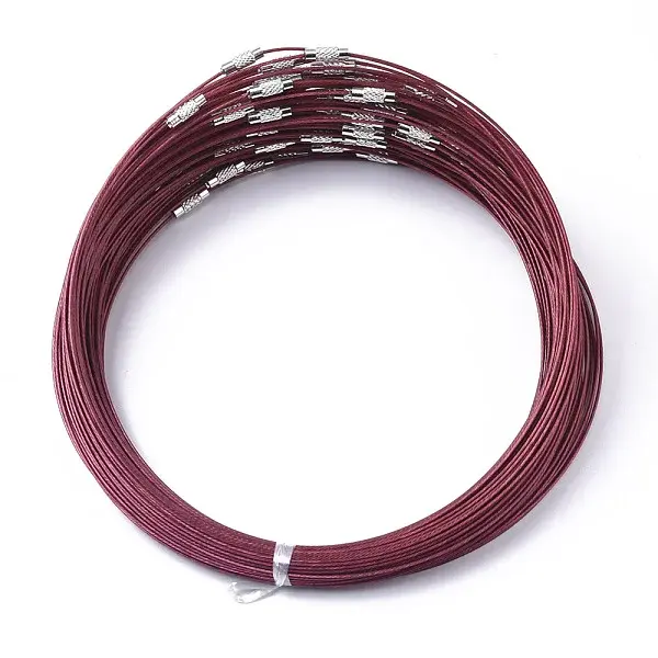 Stainless Steel Wire Necklace Cord DIY Jewelry Making