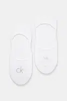 Ponožky Calvin Klein 2-pack dámské, bílá barva, 701228800