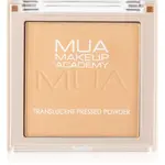 MUA Makeup Academy Translucent Pressed Powder kompaktní transparentní pudr 5.7 g