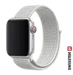 Swissten řemínek pro Apple Watch nylonový 42 / 44 / 45 / 49 mm, bílá