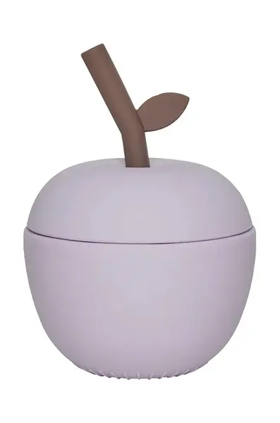 Pohárek s víčkem OYOY Apple Cup 120 ml