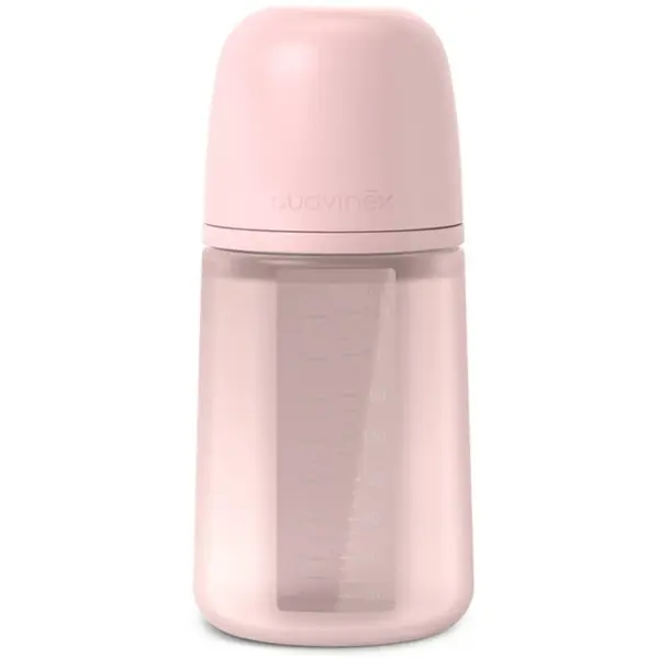 Suavinex Colour Essence SX Pro kojenecká láhev Pink 240 ml