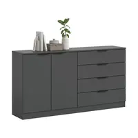 Livetastic KOMODA, antracitová, 148/80/35 cm
