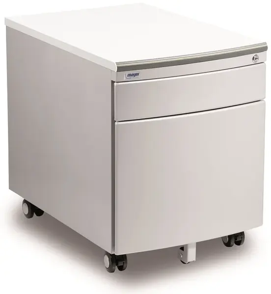 MAYER Kontejner 32P8 W lamino bílé, 2 šuplíky