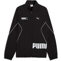 Puma SPORT RELAXED WOVEN JACKET Pánská bunda, černá, velikost