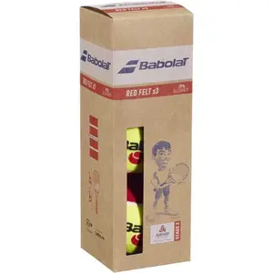 Babolat RED FELT X3 Tenisové míče, žlutá, velikost