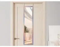 Závěsné zrcadlo na dveře Bea 30x120 cm, duhové