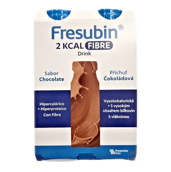 FRESUBIN 2kcal Fibre drink čokoláda 4 x 200 ml
