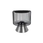 ODKLÁDACÍ STOLEK, barvy stříbra, černá