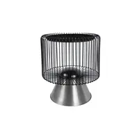 ODKLÁDACÍ STOLEK, barvy stříbra, černá