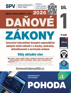 Daňové zákony 2026 XXL ProFi (Díl 1.) - Redakční