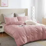 Ložní povlečení z krepového mikrovlákna NELLA pudrová