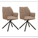 MID.YOU SADA ŽIDLÍ S PODRUČKAMI 2 kusy