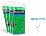 Zfish návazec method feeder rig quick stop braid 10 cm 5 ks - velikost háčku 12