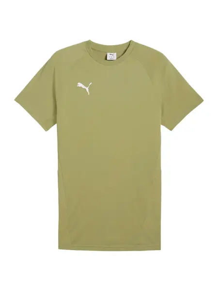 PUMA Funkčné tričko  olivová / biela