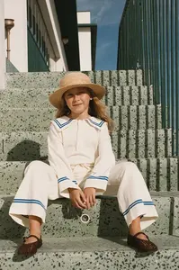 Detský bavlnený sveter Tinycottons SAILOR TINY CARDIGAN
