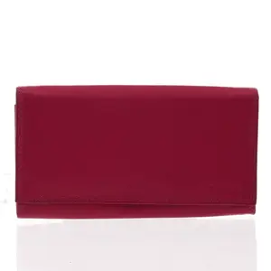 Pánská kožená peněženka červená matná - Diviley Kevix