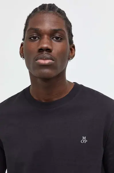 Bavlněné tričko s dlouhým rukávem Marc O'Polo