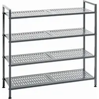 REGÁL NA BOTY, antracitová, 73/72/25 cm